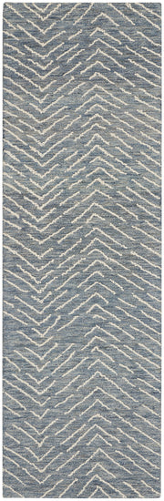Colorado CLR02 Indigo Ivory Rug - Runner