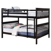 Chapman Wood Full Over Full Bunk Bed Black