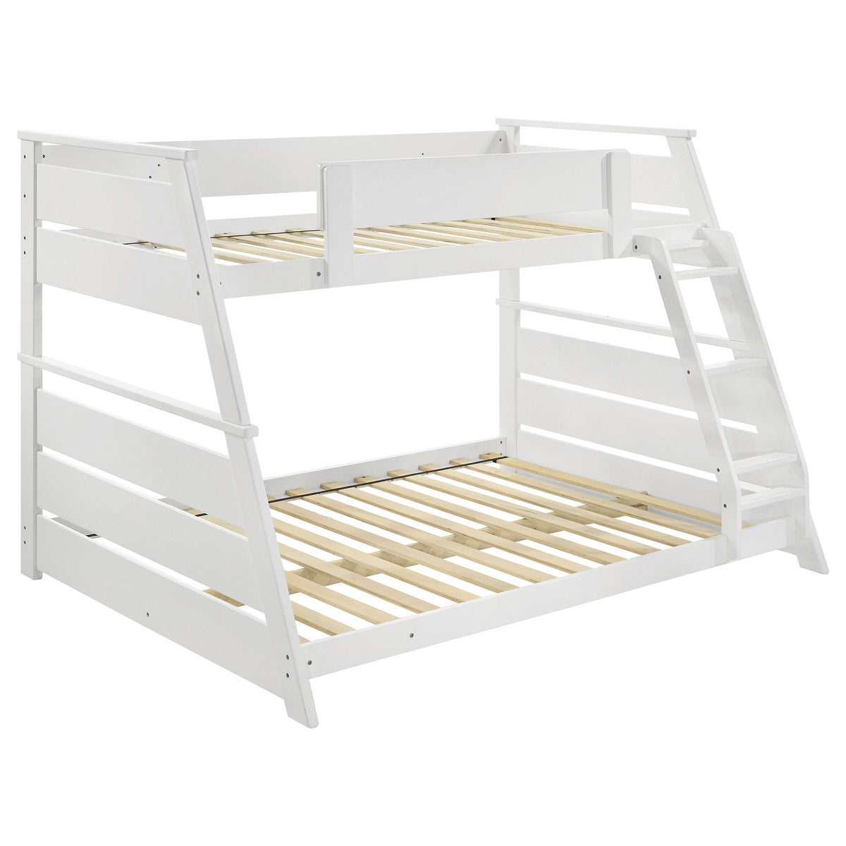 Holden Wood Veneer Twin Over Full Bunk Bed - White