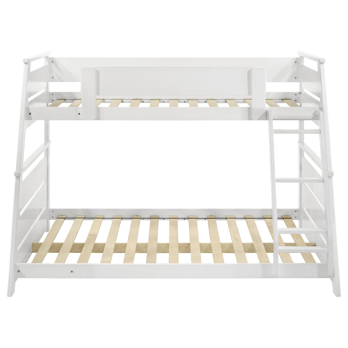 Holden Wood Veneer Twin Over Full Bunk Bed - White