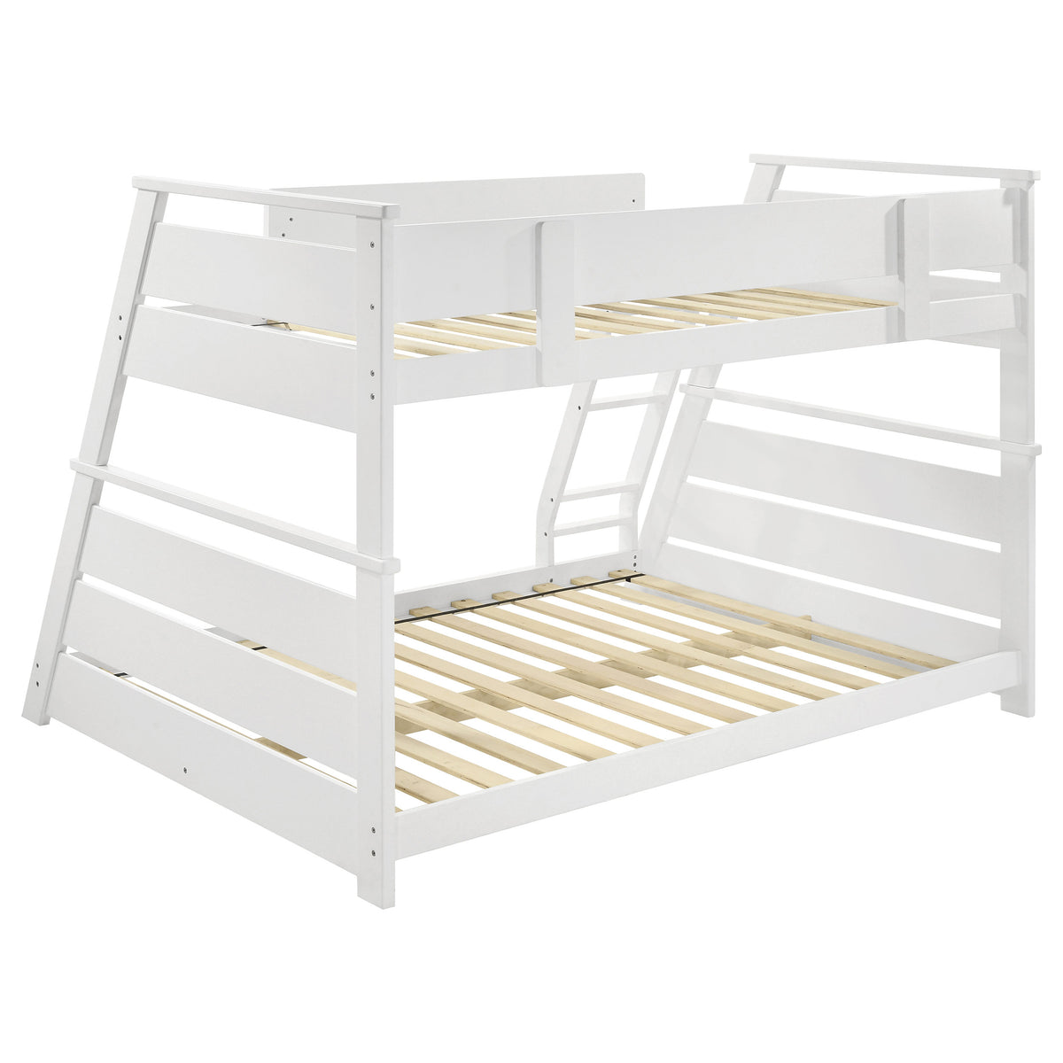 Holden Wood Veneer Twin Over Full Bunk Bed - White