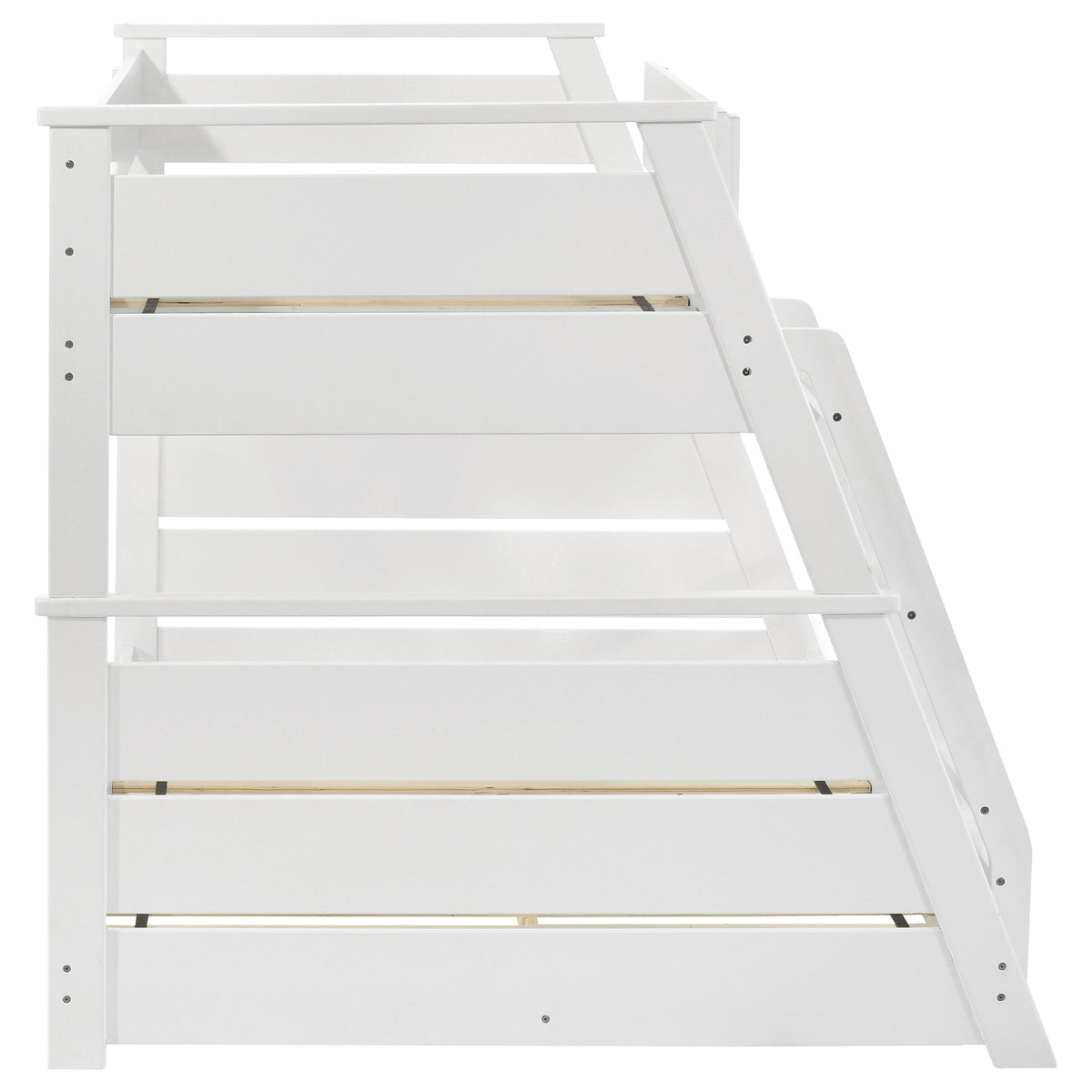 Holden Wood Veneer Twin Over Full Bunk Bed - White