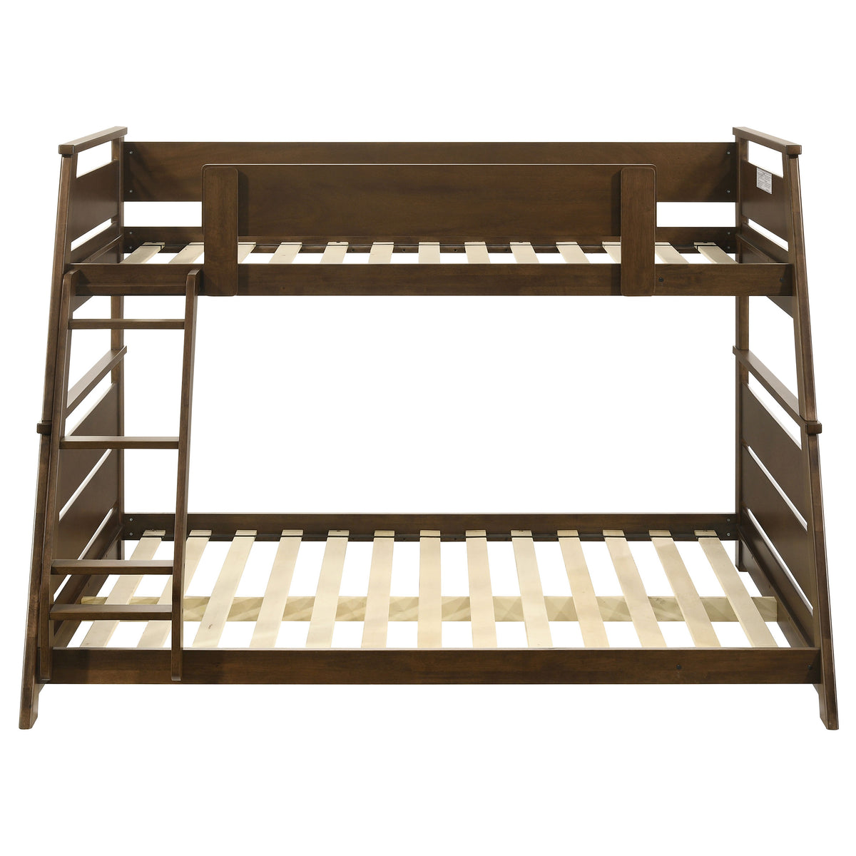 Holden Wood Veneer Twin Over Full Bunk Bed - Walnut