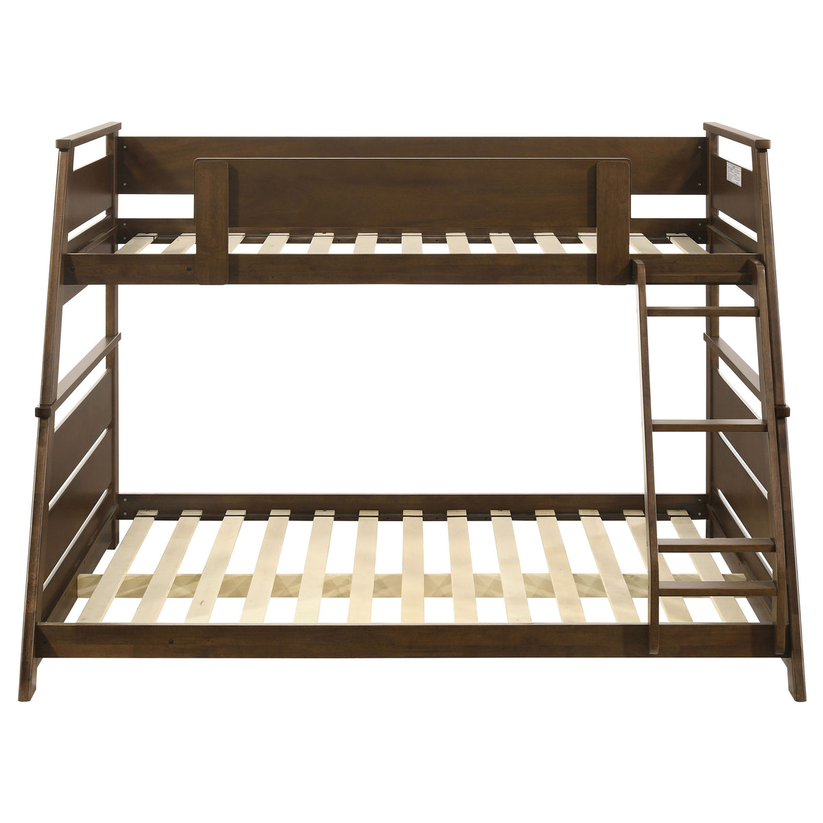 Holden Wood Veneer Twin Over Full Bunk Bed - Walnut