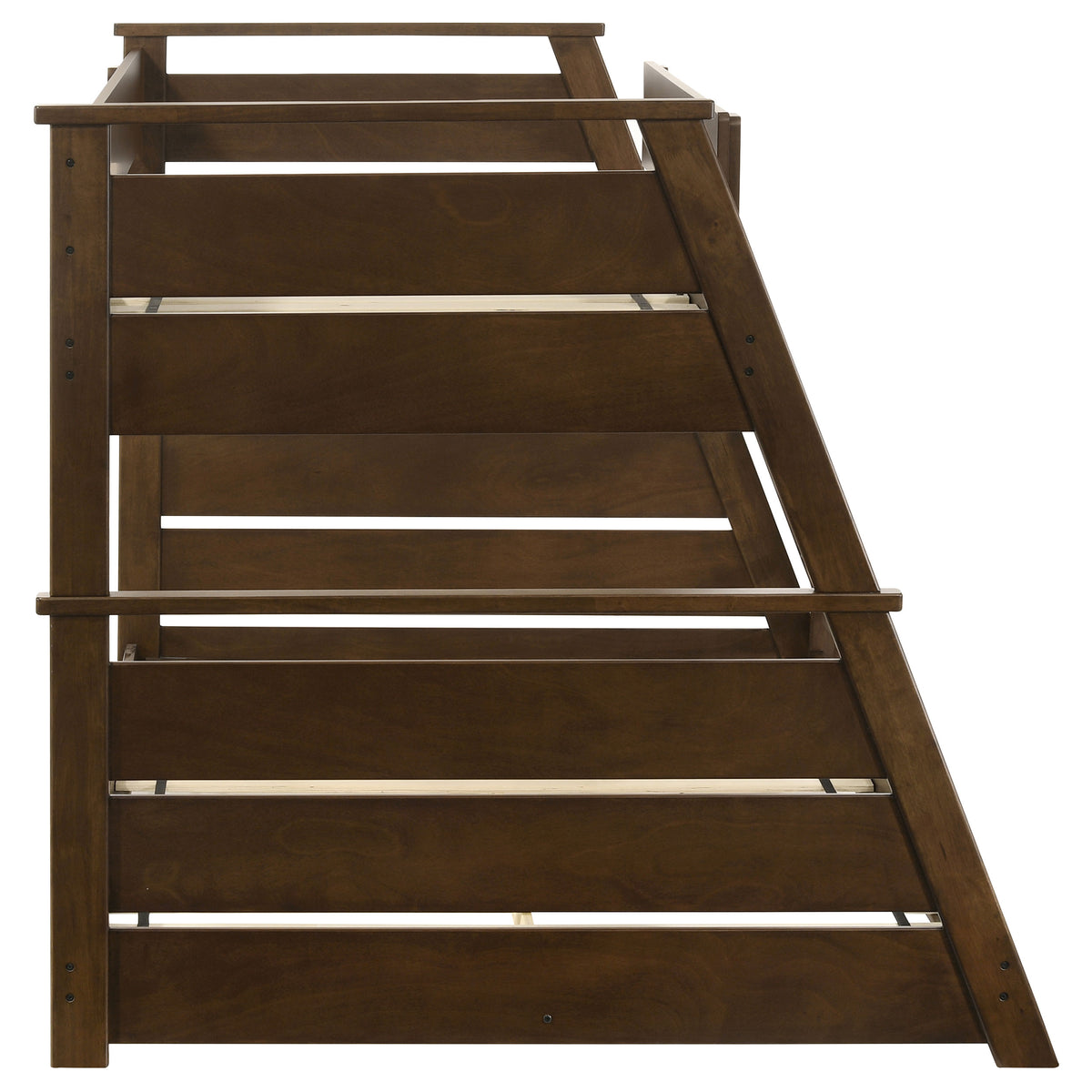 Holden Wood Veneer Twin Over Full Bunk Bed - Walnut