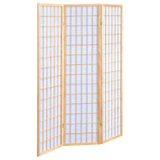 Carrie 3-Panel Room Divider Folding Shoji Screen - Natural