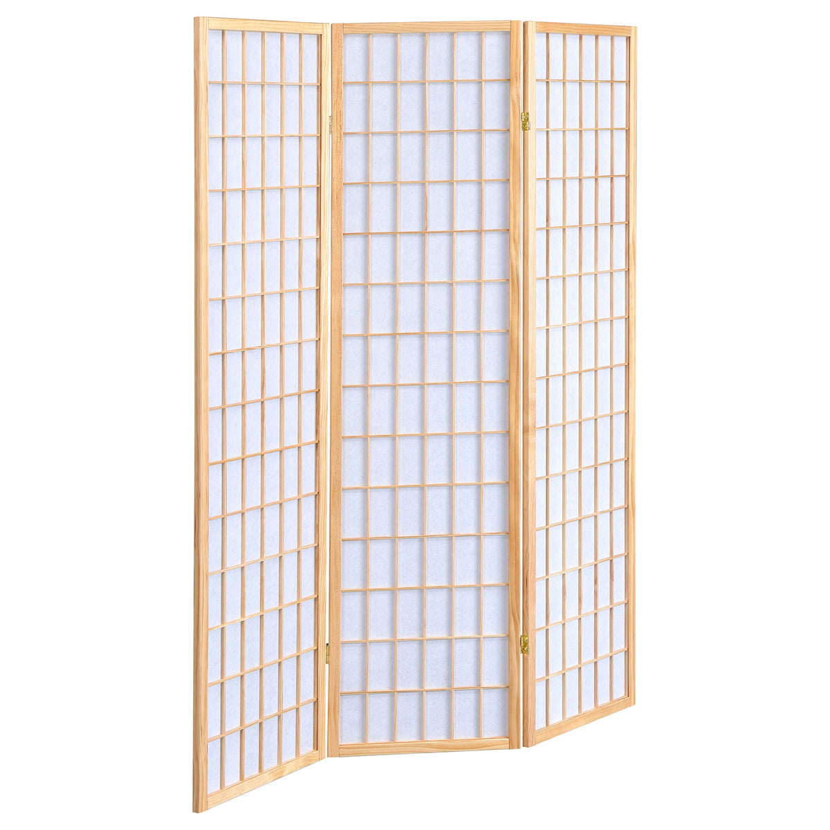 Carrie 3-Panel Room Divider Folding Shoji Screen - Natural