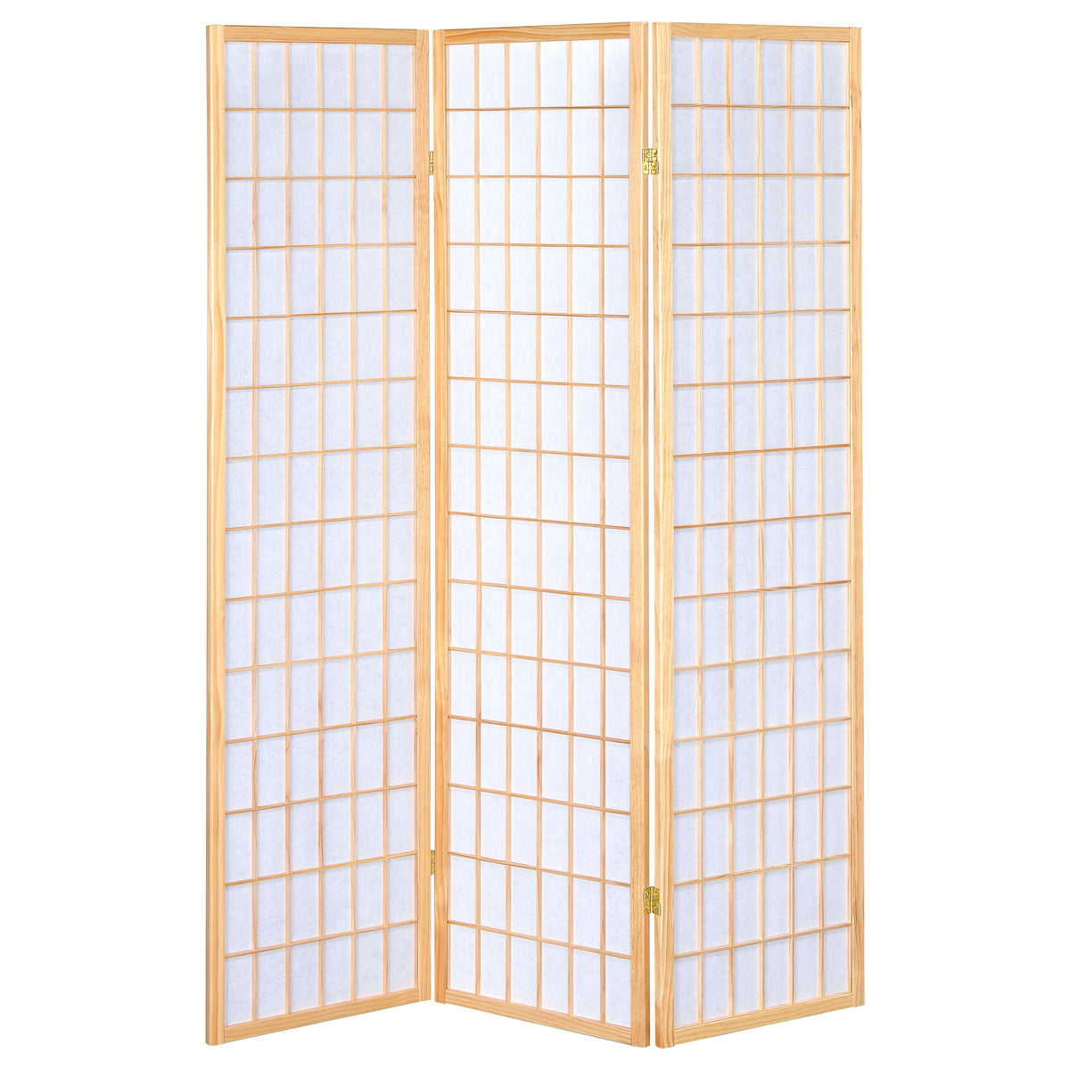 Carrie 3-Panel Room Divider Folding Shoji Screen - Natural