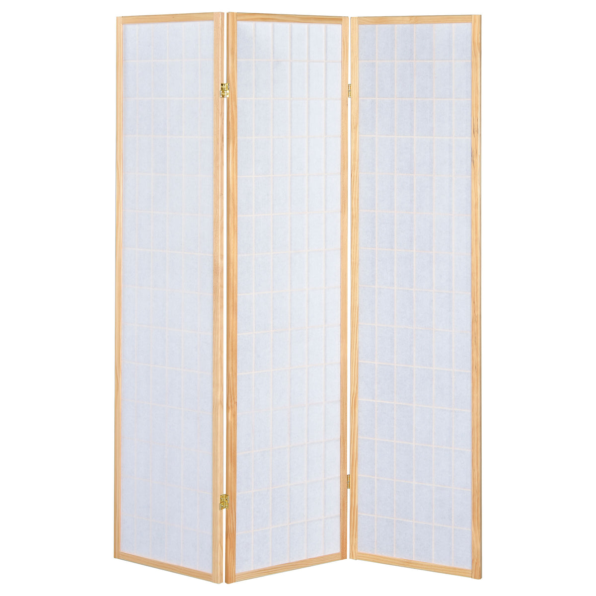 Carrie 3-Panel Room Divider Folding Shoji Screen - Natural