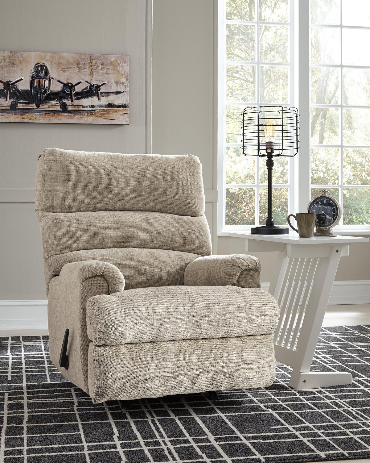 Man Fort Rocker Recliner Chenille