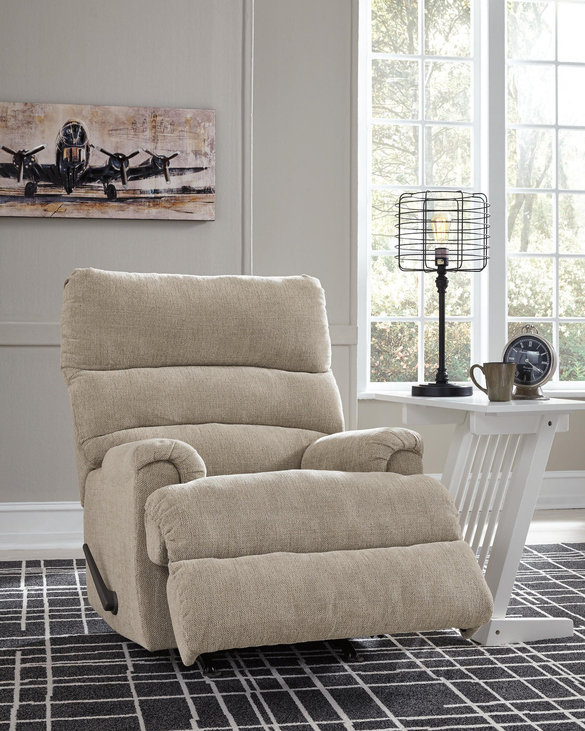 Man Fort Rocker Recliner Chenille