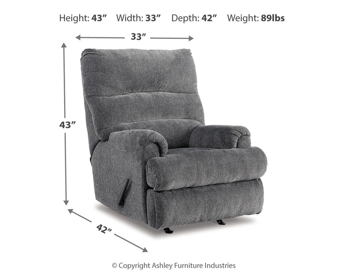 Man Fort Rocker Recliner Chenille