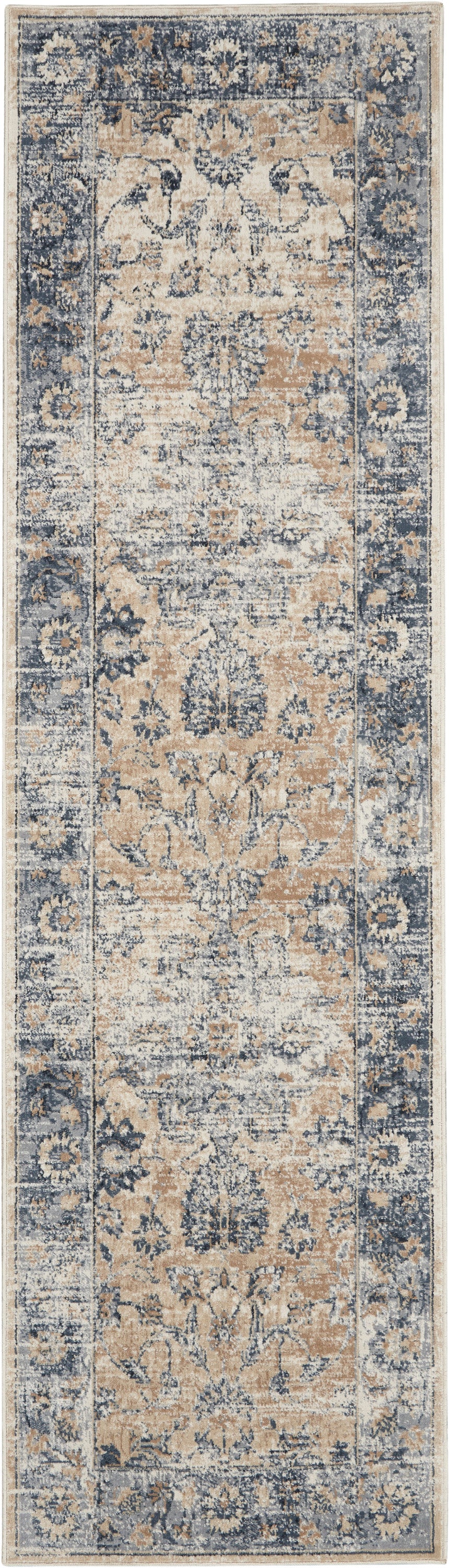 Malta MAI13 Blue Ivory Rug - Runner