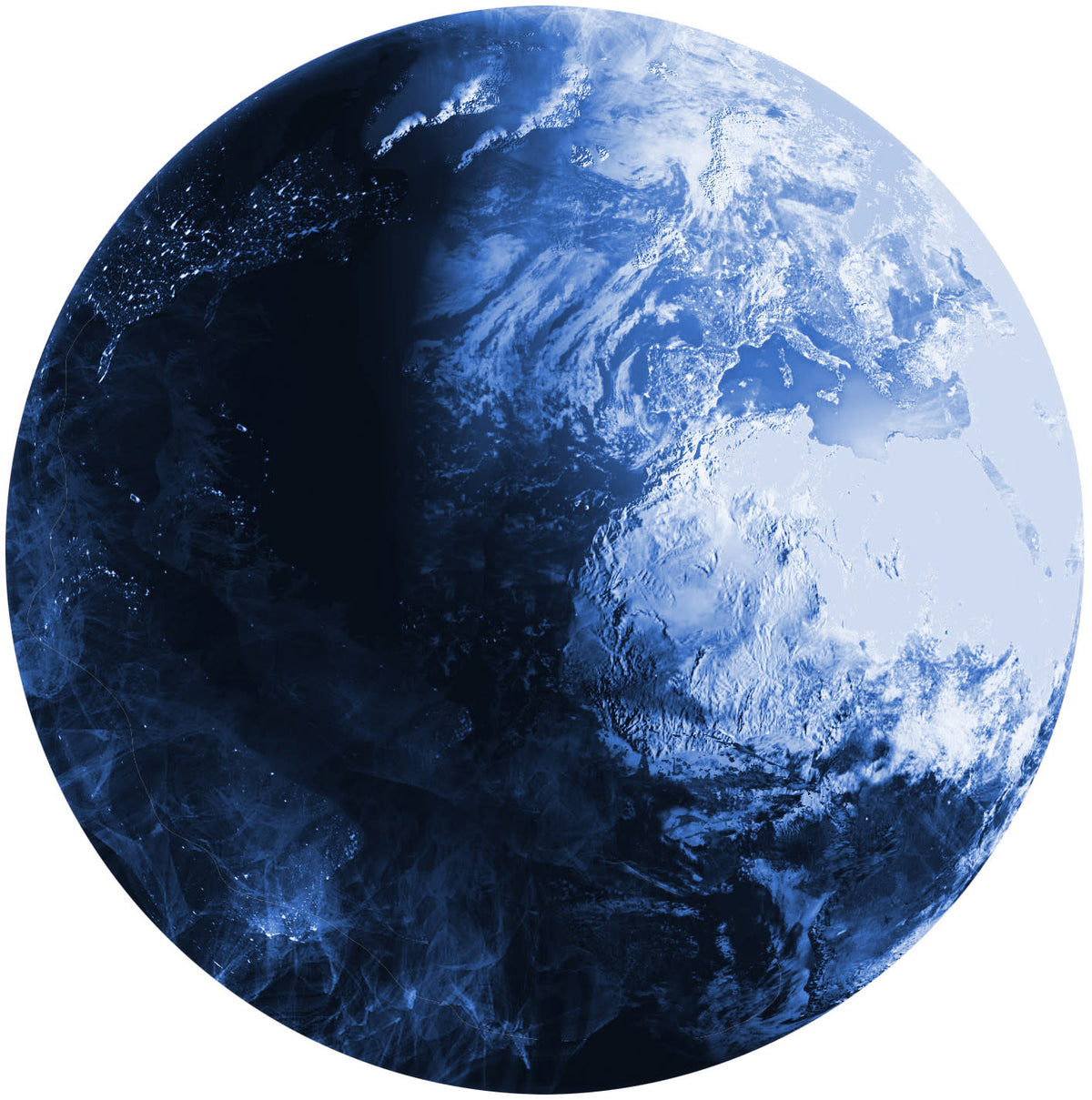 Imagination IMA10 Blue Rug - Round