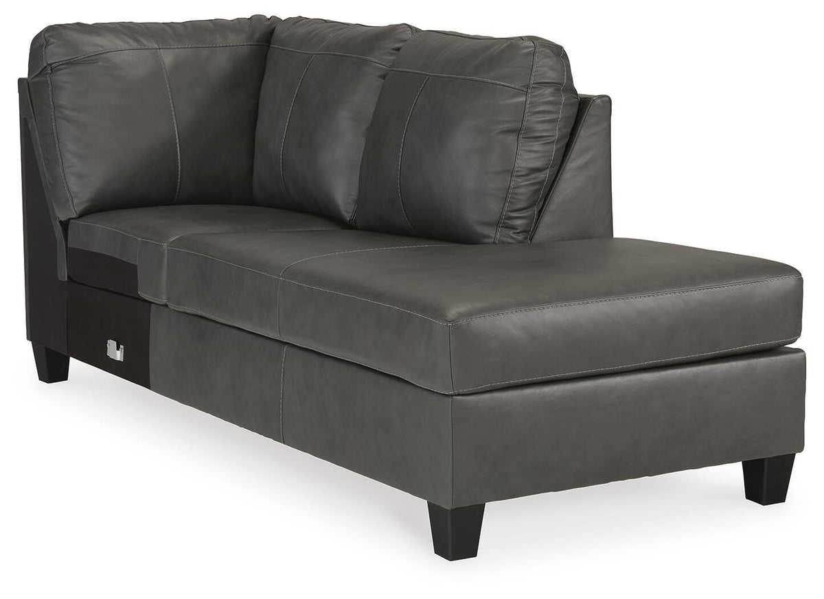 Valderno RAF Corner Chaise Leather