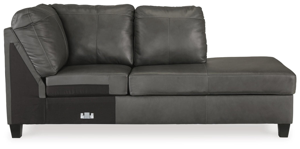 Valderno RAF Corner Chaise Leather