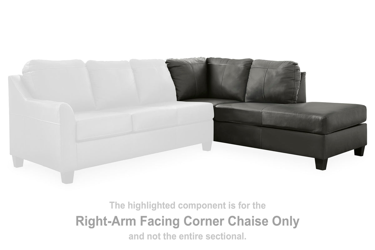 Valderno RAF Corner Chaise Leather