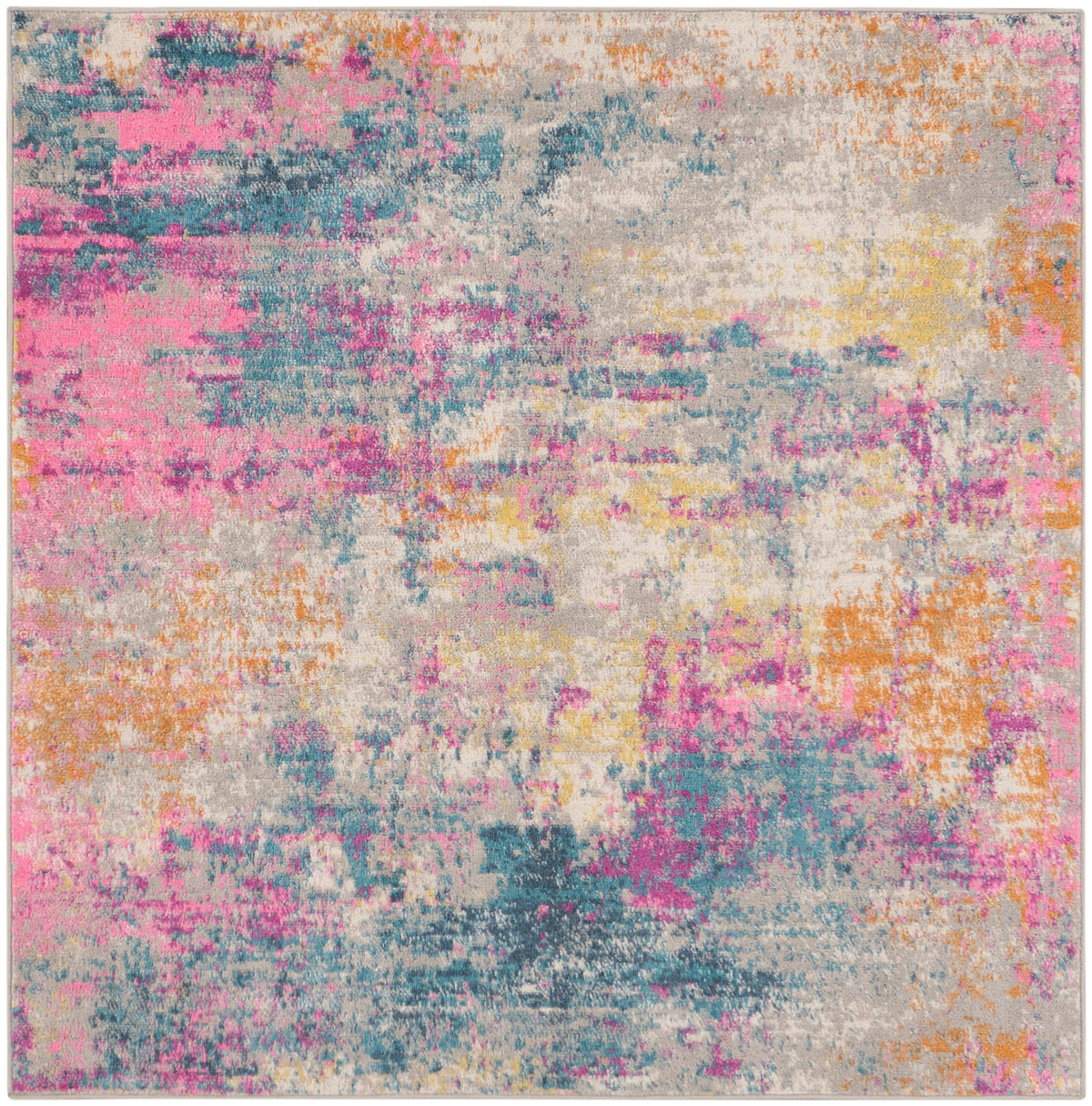 Passion PSN36 Ivory Multicolor Rug - Square