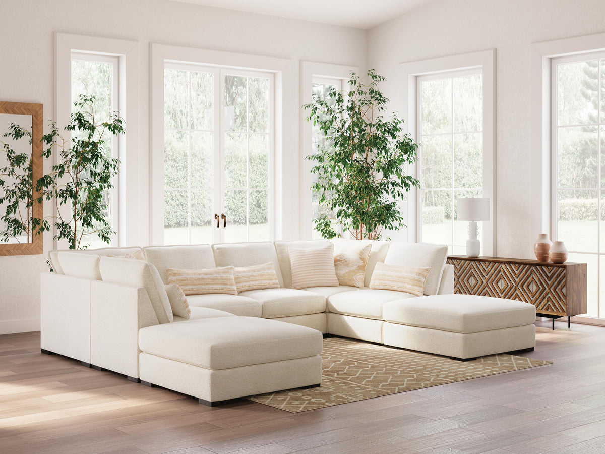Donelson Creek 6-Piece Sectional and Ottoman