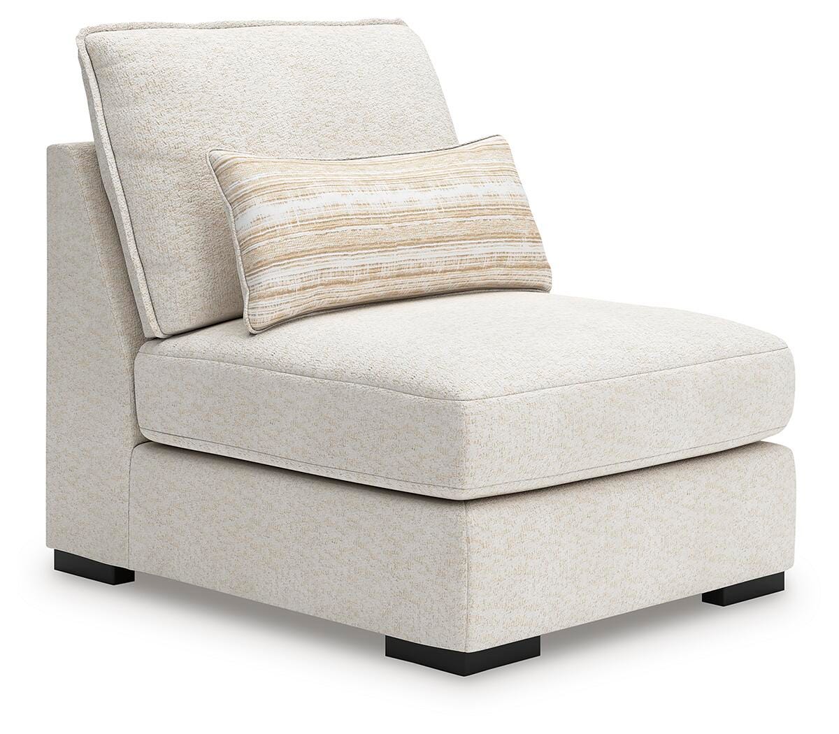 Donelson Creek Armless Chair Chenille Next-Gen Nuvella™ Performance Fabric