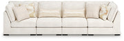 Donelson Creek 4-Piece Sectional Chenille Next-Gen Nuvella™ Performance Fabric