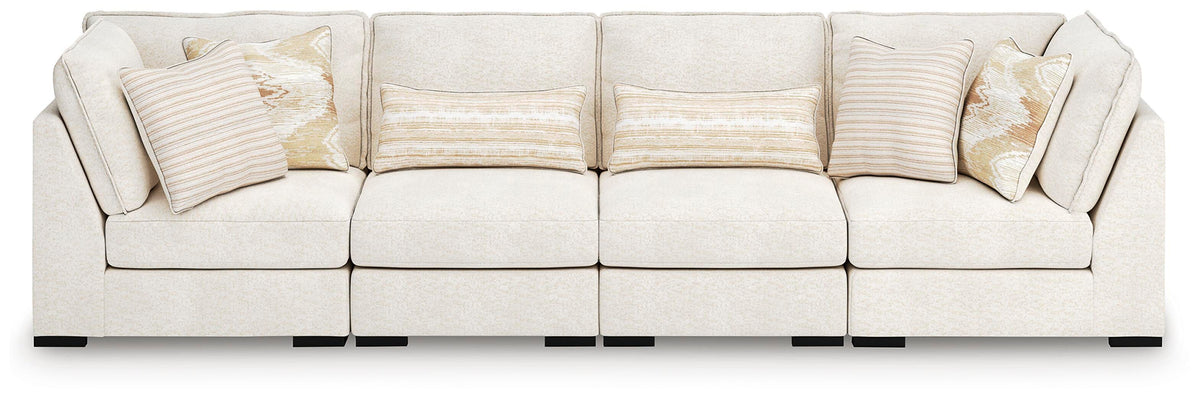 Donelson Creek 4-Piece Sectional Chenille Next-Gen Nuvella™ Performance Fabric