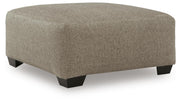 Newellen Oversized Accent Ottoman Chenille