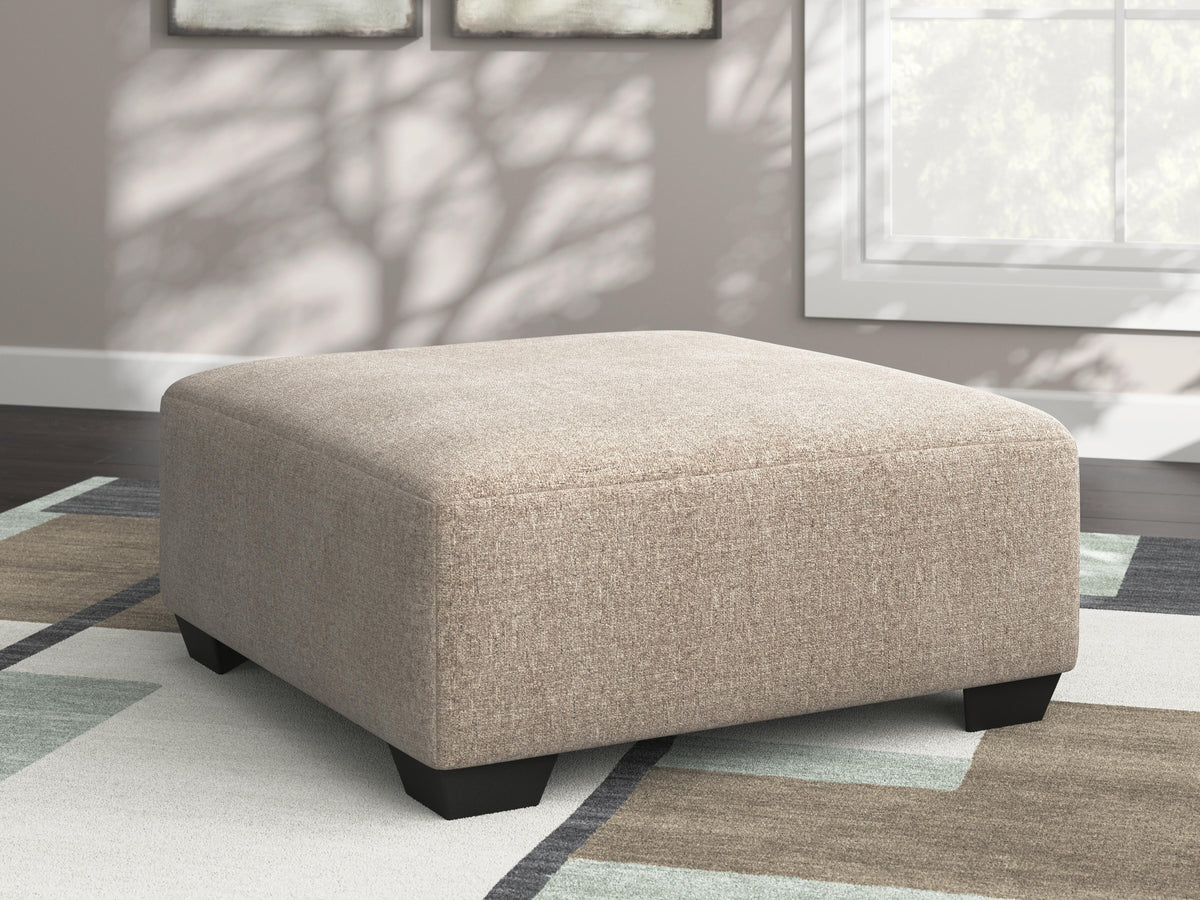 Newellen 3-Piece Sectional and Oversized Ottoman