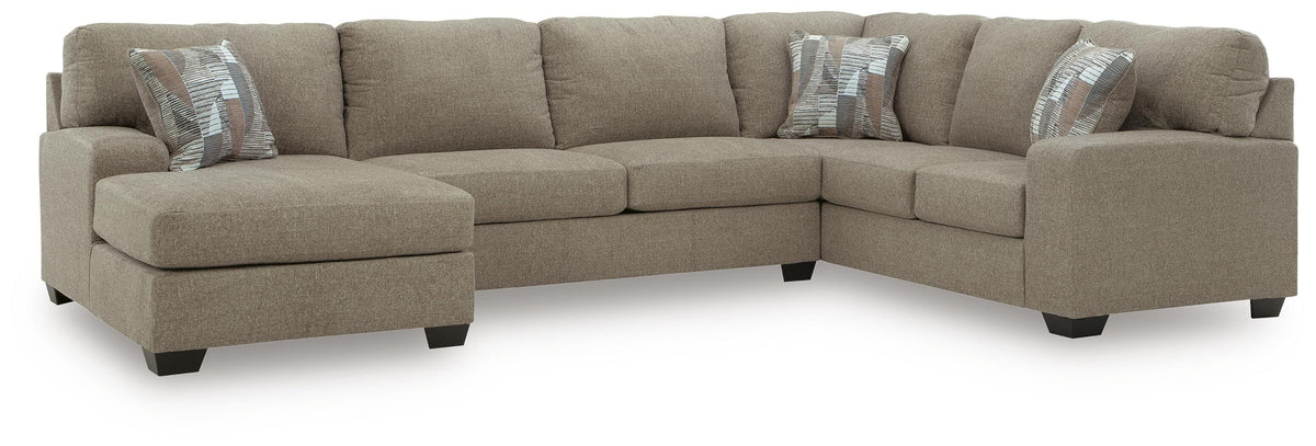 Newellen 3-Piece Sectional with Chaise Chenille