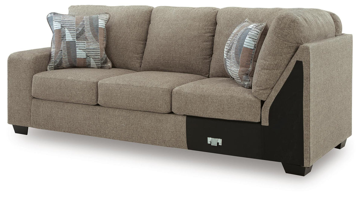 Newellen LAF Sofa w/Corner Wedge Chenille