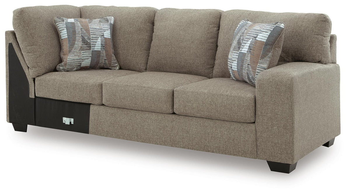 Newellen RAF Sofa w/Corner Wedge Chenille
