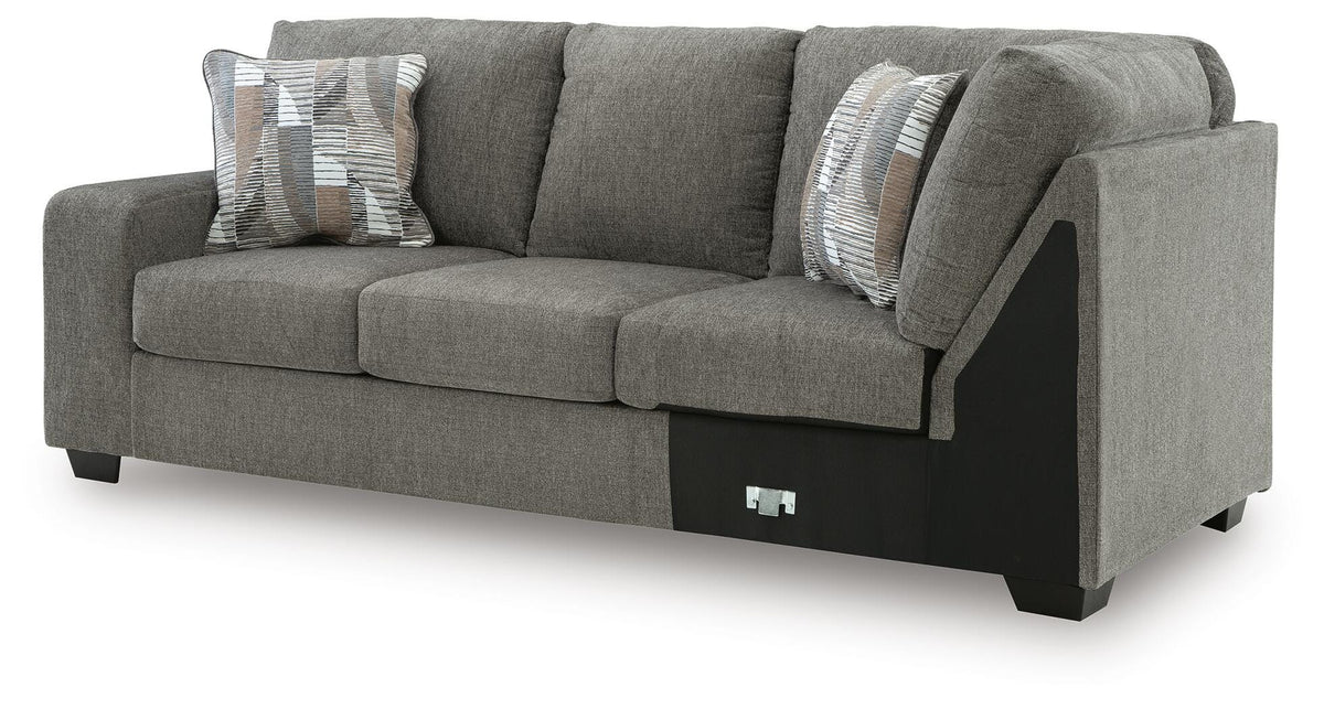 Newellen LAF Sofa w/Corner Wedge Chenille
