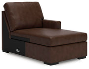 McDowlan RAF Corner Chaise Leather
