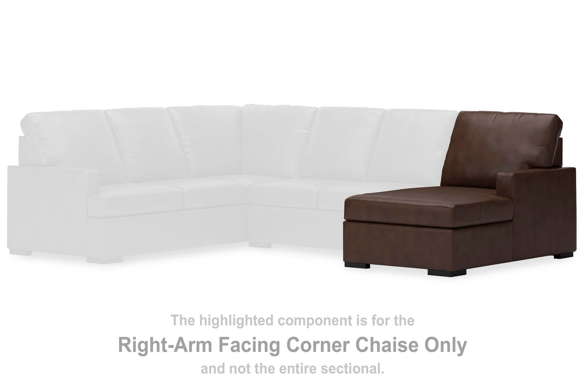 McDowlan RAF Corner Chaise Leather