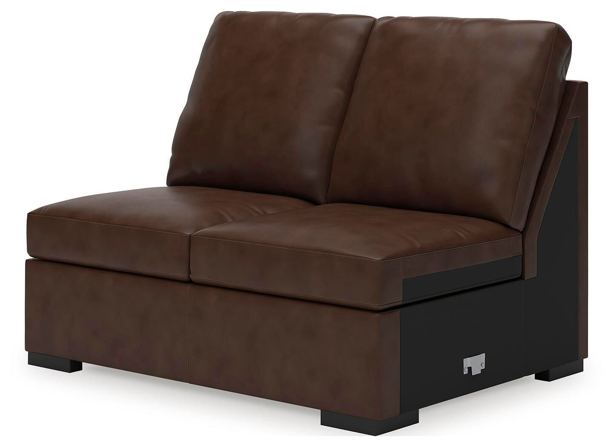 McDowlan Armless Loveseat Leather