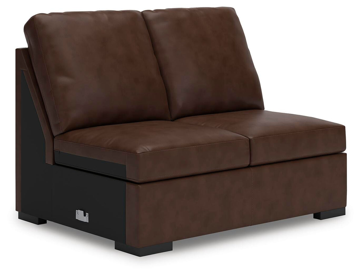 McDowlan Armless Loveseat Leather