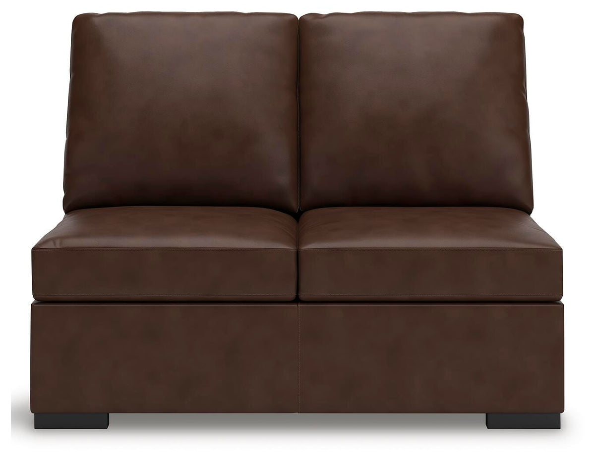 McDowlan Armless Loveseat Leather