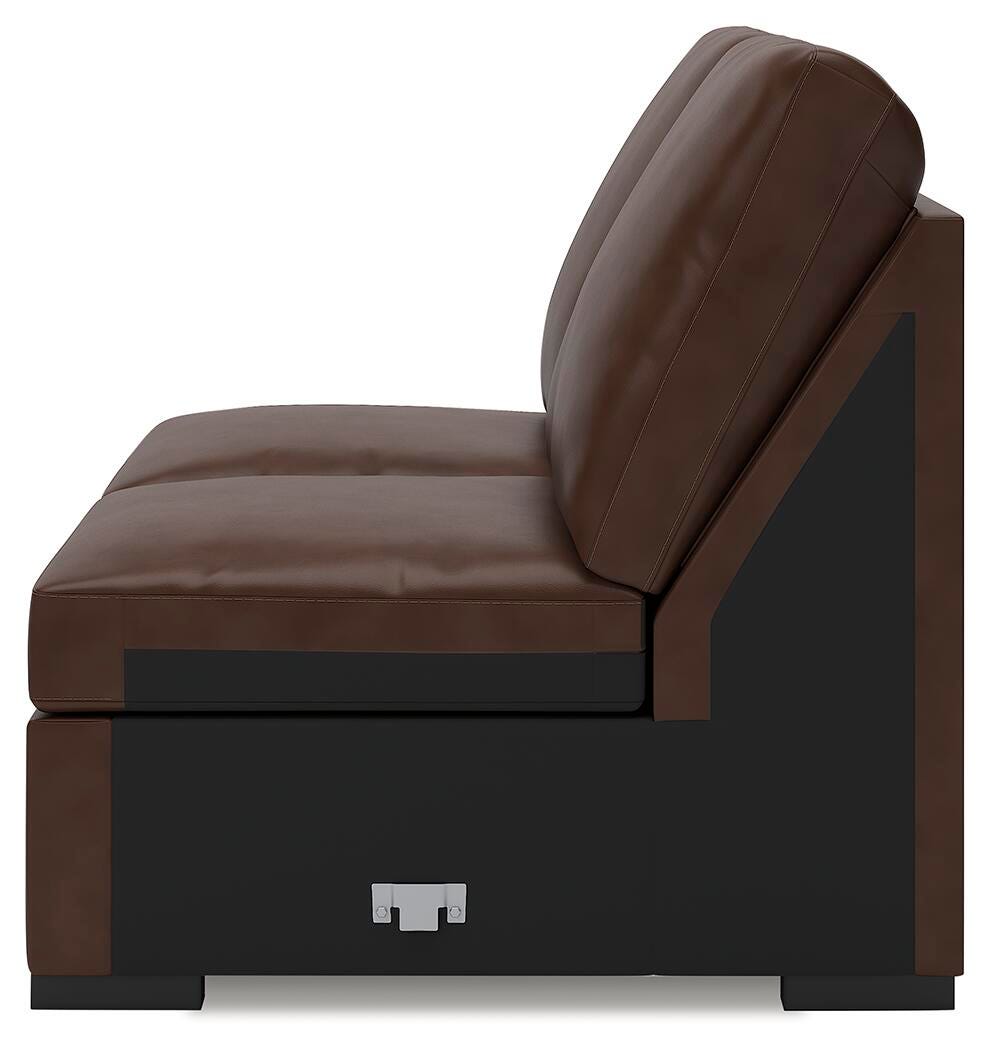McDowlan Armless Loveseat Leather