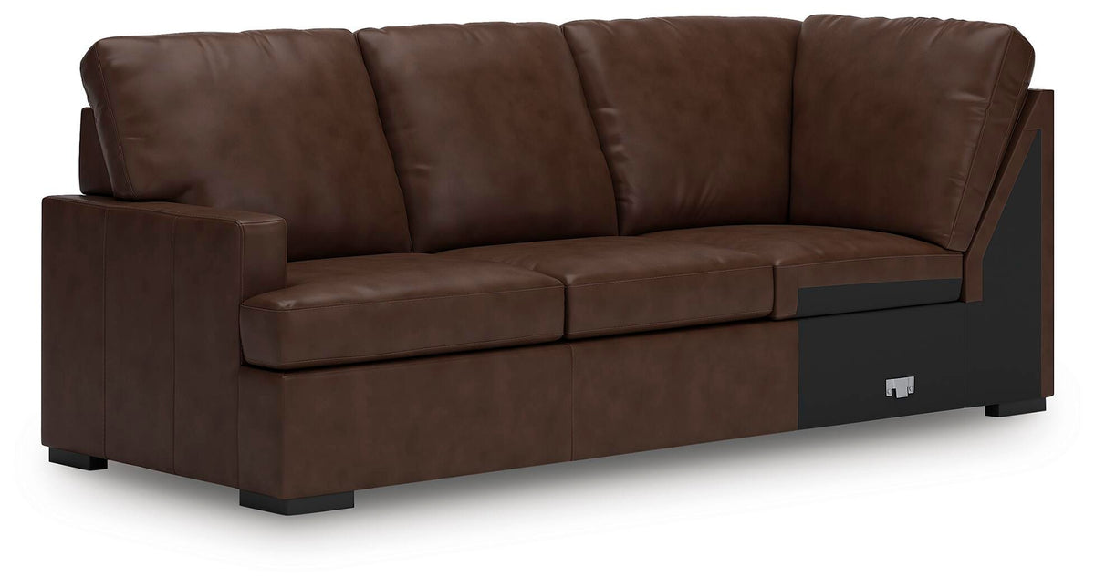 McDowlan LAF Sofa w/Corner Wedge Leather