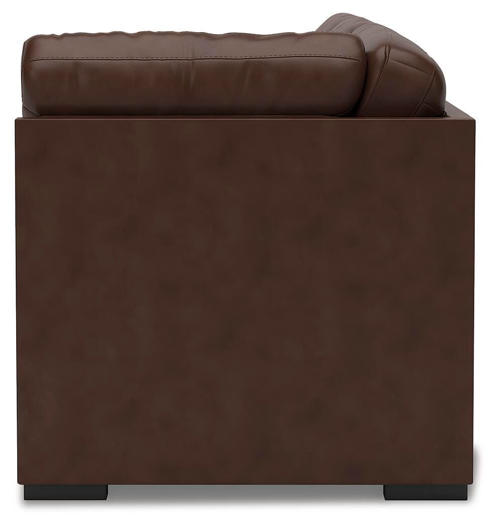 McDowlan LAF Sofa w/Corner Wedge Leather