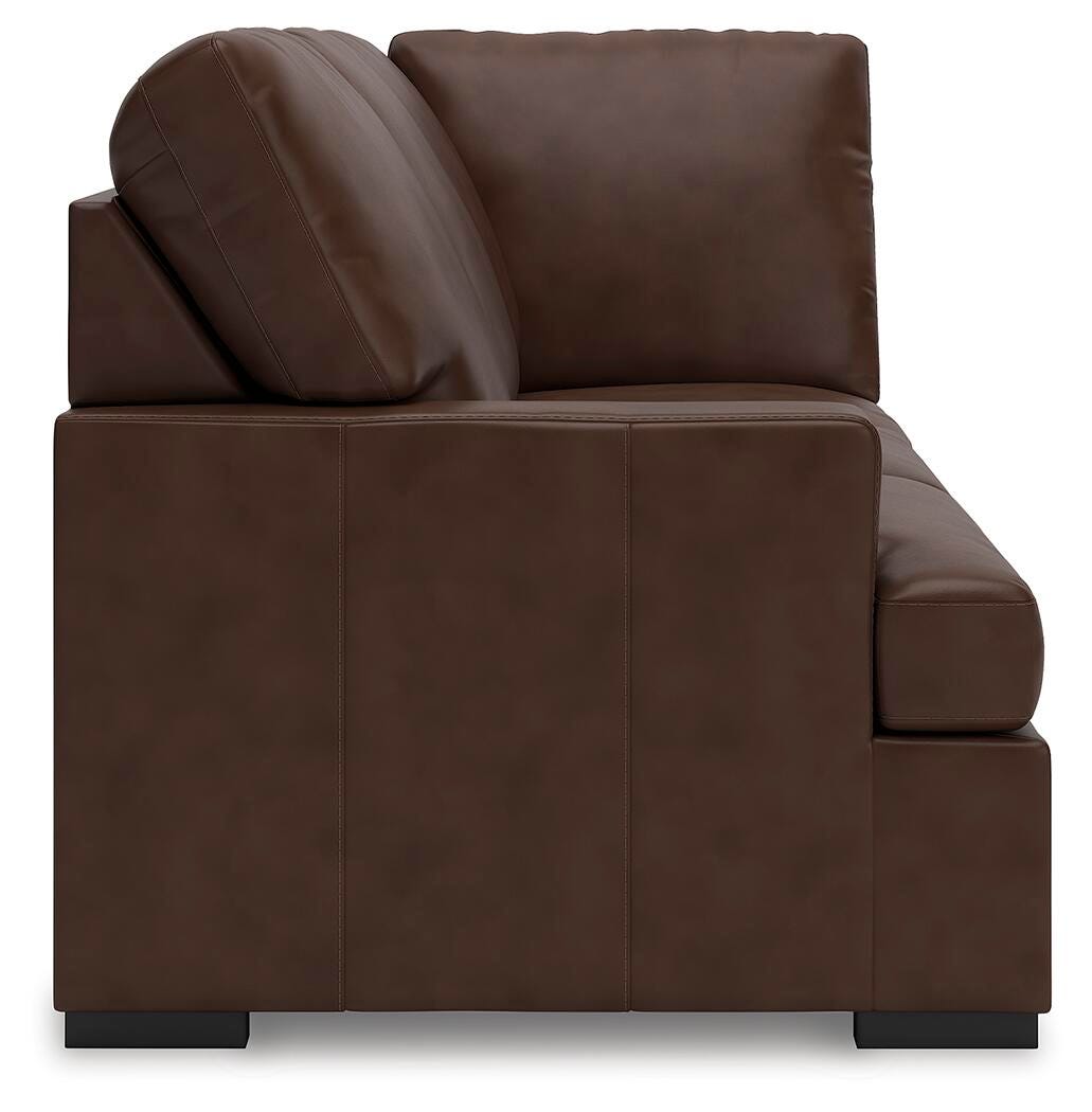 McDowlan LAF Sofa w/Corner Wedge Leather