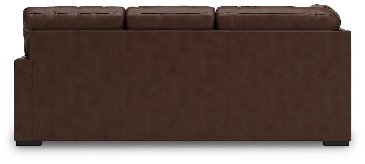 McDowlan RAF Sofa w/Corner Wedge Leather