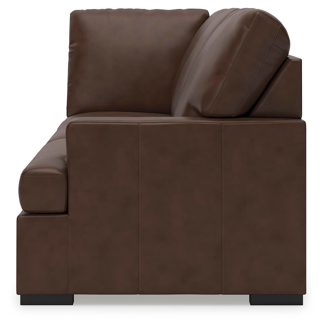 McDowlan RAF Sofa w/Corner Wedge Leather