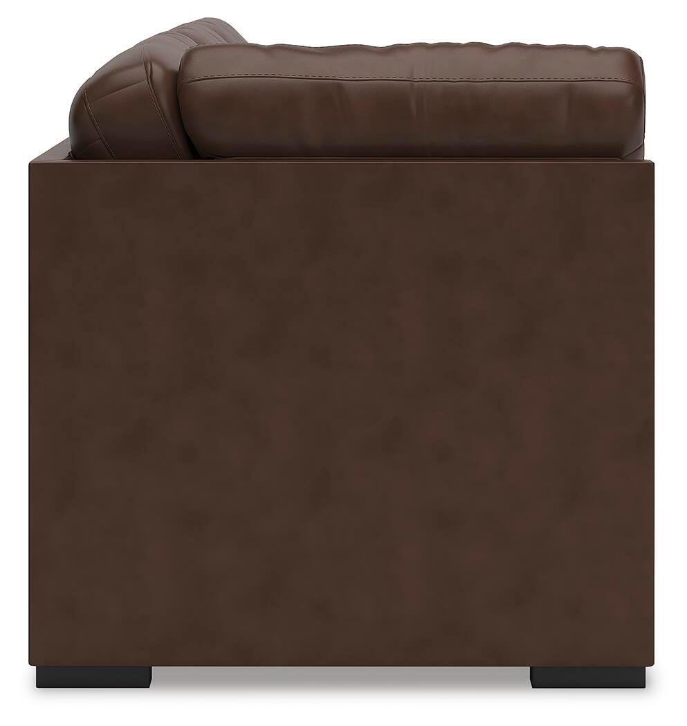 McDowlan RAF Sofa w/Corner Wedge Leather