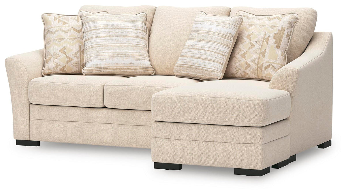 Lango Sofa Chaise Next-Gen Nuvella™ Performance Fabric Chenille