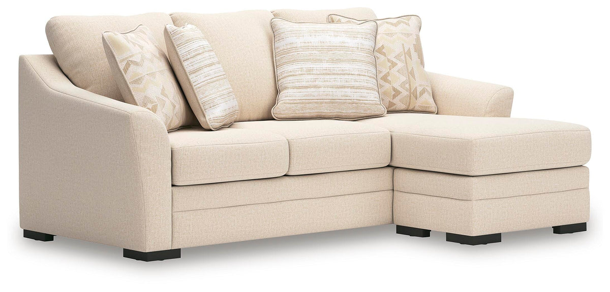 Lango Sofa Chaise Next-Gen Nuvella™ Performance Fabric Chenille