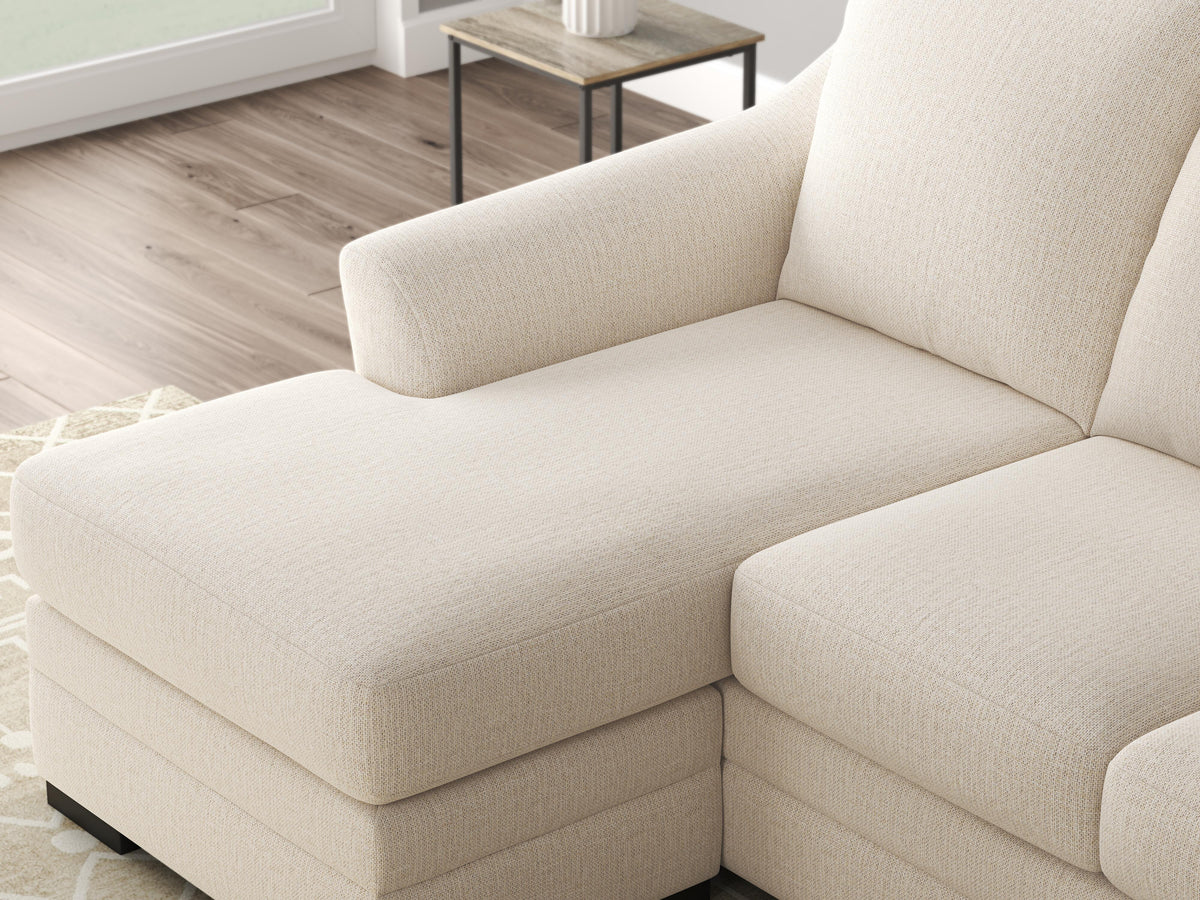 Lango Sofa Chaise Next-Gen Nuvella™ Performance Fabric Chenille
