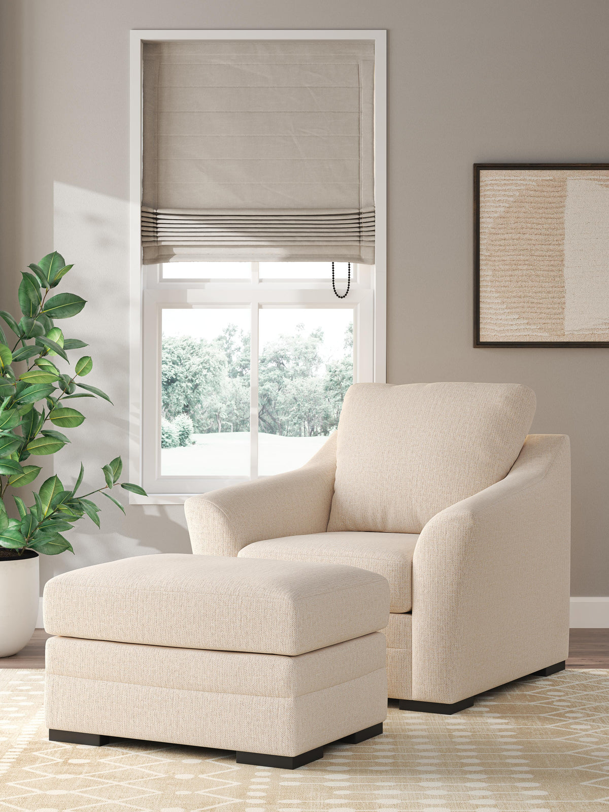 Lango Chair and Ottoman