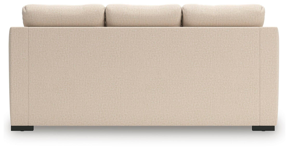 Lango Queen Sofa Chaise Sleeper Next-Gen Nuvella™ Performance Fabric Chenille