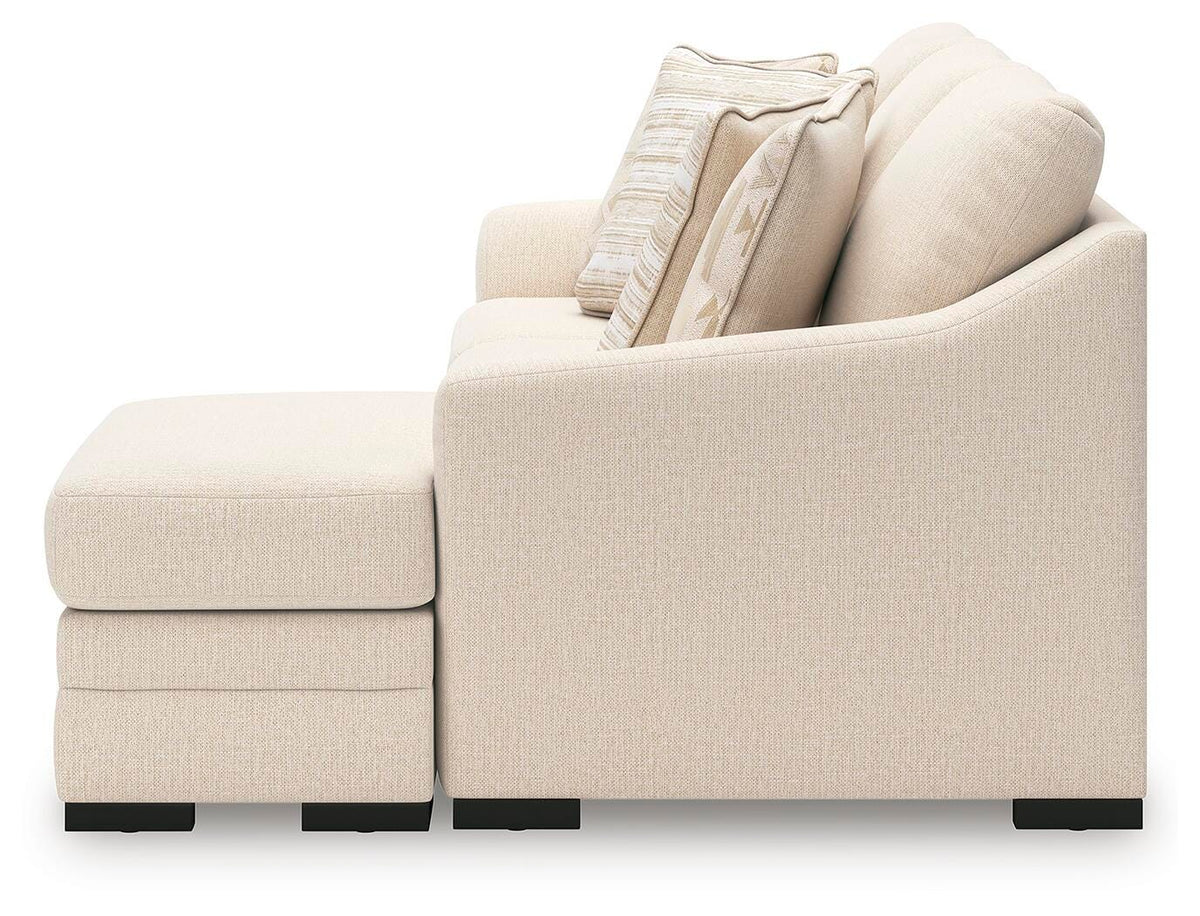 Lango Queen Sofa Chaise Sleeper Next-Gen Nuvella™ Performance Fabric Chenille